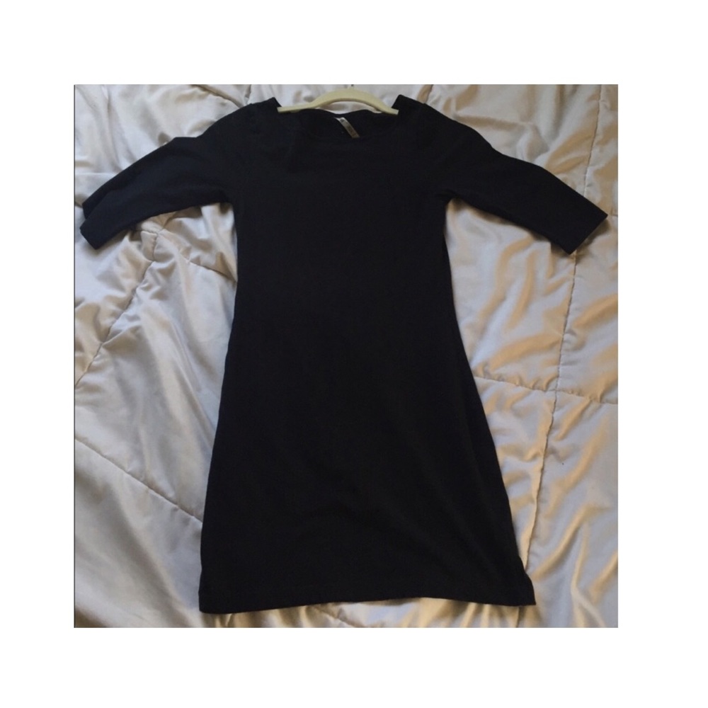 Small black skin tight dress!